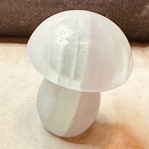 Rainbow Fluorite Mushroom Banded Fluorite Crystal Carving Intuition Focus